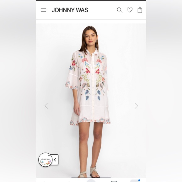 Johnny Was Emika Tiered Flounce Dress - Picture 1 of 6
